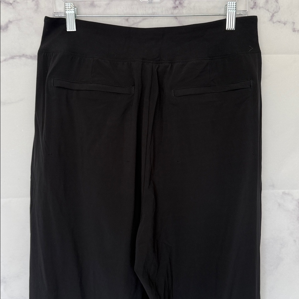 ATHLETA Cartiff Pant Black Tie Waist Cuffed Track Pants Size 14 Tall - Picture 9 of 12